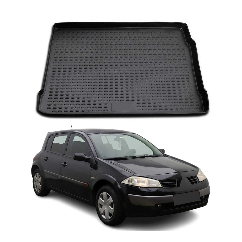 Kofferraummatte Kofferraumwanne für Renault Megane Schrägheck 2002-2008 Gummi