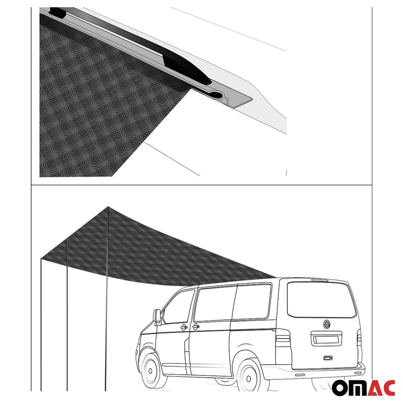 Wasserdicht Sonnensegel Vorzelt Sonnenvordach Universal passend Wohnwagen