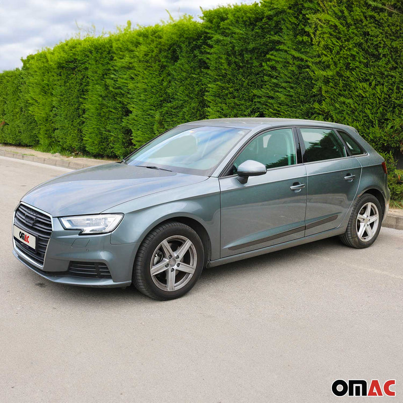 Türschutzleiste Seitentürleiste für Dacia Sandero 2012-2021 Chrom Dunkel 4x