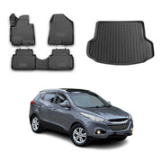 OMAC Fußmatten & Kofferraumwanne Set für Hyundai ix35 2010-2015
