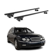 Dachträger Grundtäger für Rover 75 Kombi 1998-2005 90kg Aluminium Schwarz ABE