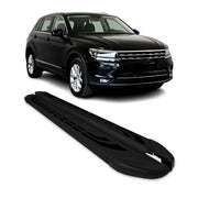 Trittbretter Seitenschweller für VW Tiguan Allspace 2016-2023 Schwarz Aluminium