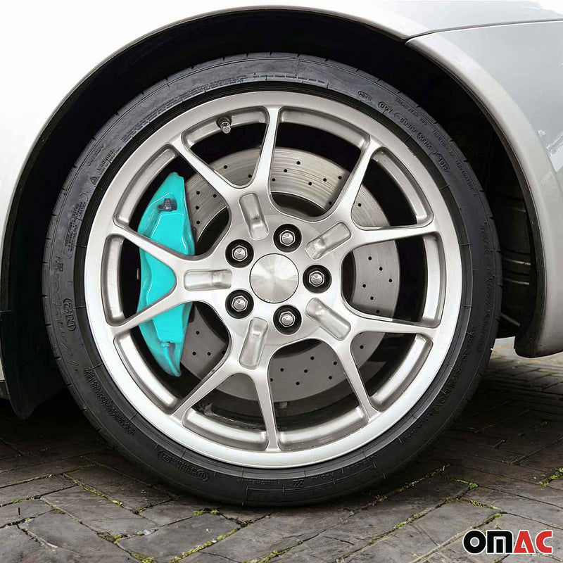 OMAC Bremssattellack Bremssattelfarbe Nevada Blau Auto Lack Set Hitzebeständig