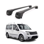 Dachträger Grundträger für Ford Tourneo Connect I 2003-2013 Aluminium Schwarz 2x