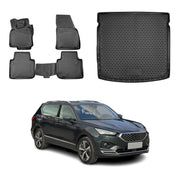 OMAC Fußmatten & Kofferraumwanne Set für Seat Tarraco 2018-2024