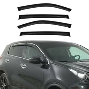 Windabweiser Regenabweiser für Kia Sportage 2015-2021 Dunkel Acryl 4tlg