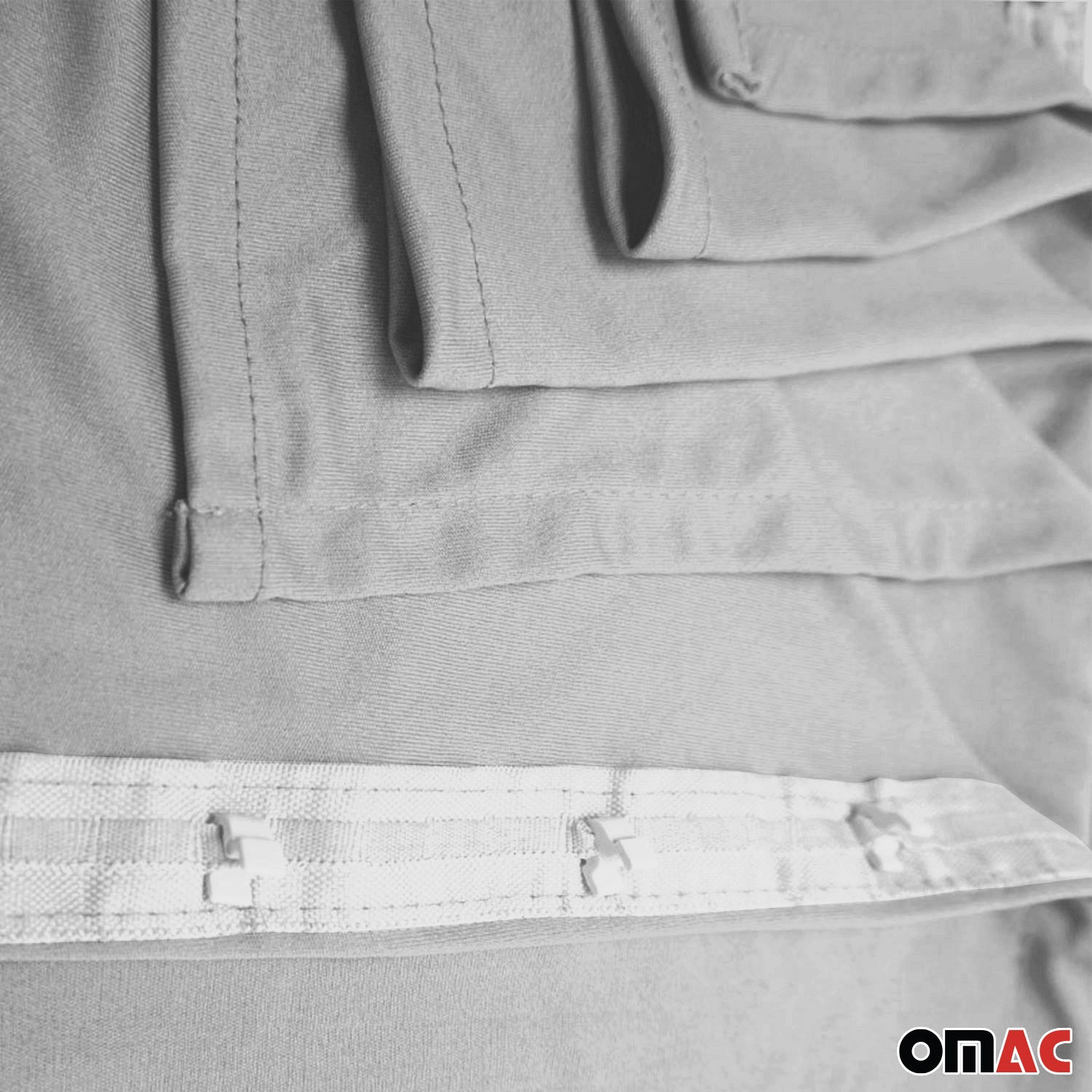 Sonnenschutzgardine Vorhänge für Mercedes Vito W447 2014-2025 Grau Langer 10 tlg