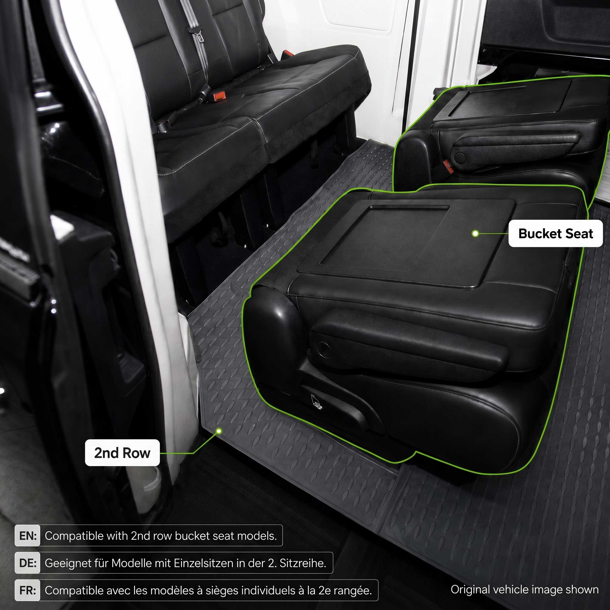 Fußmatten & Kofferraumwanne Set für Dodge Grand Caravan / Voyager 2008-2020 TPE