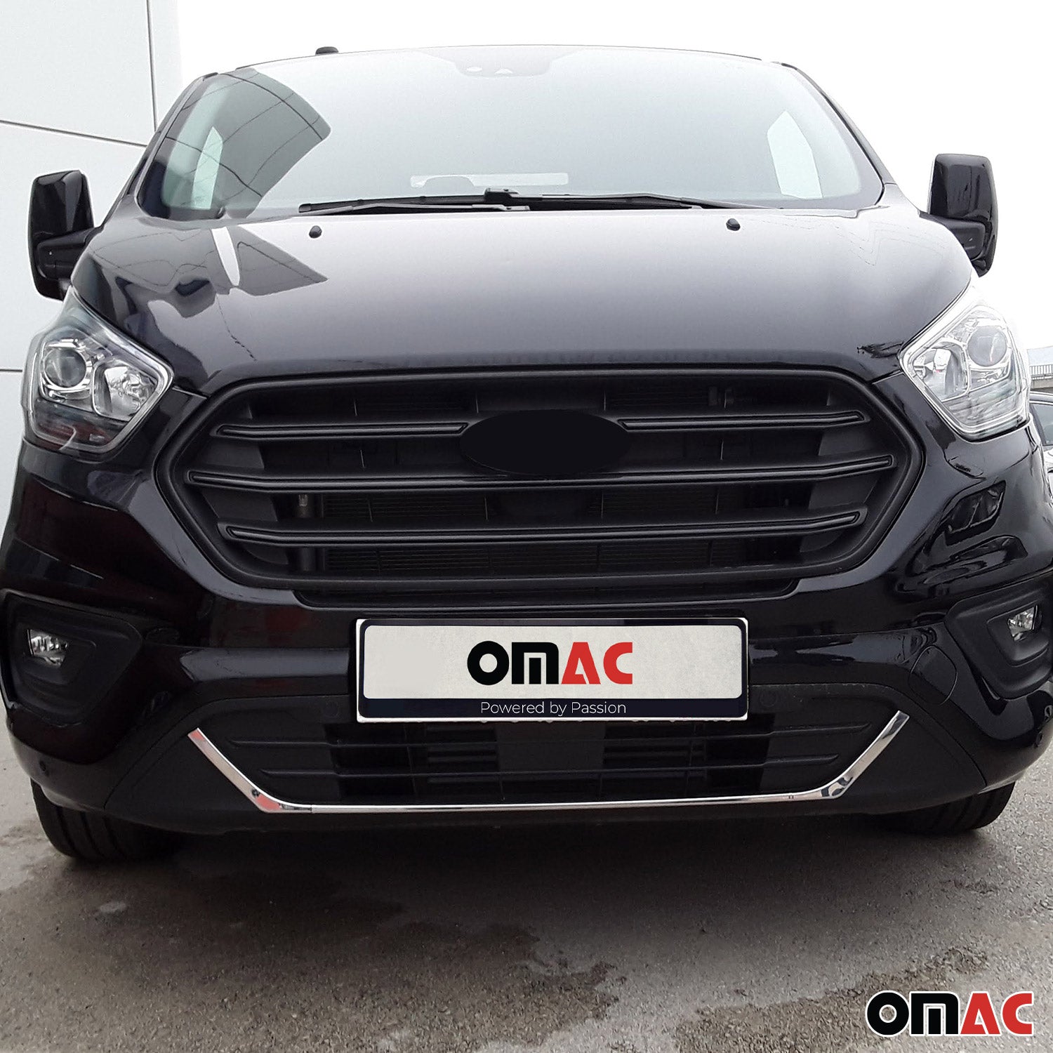 Kühlergrill Leisten Grillleisten für Ford Transit Custom 2018-2024 Chrom 3x
