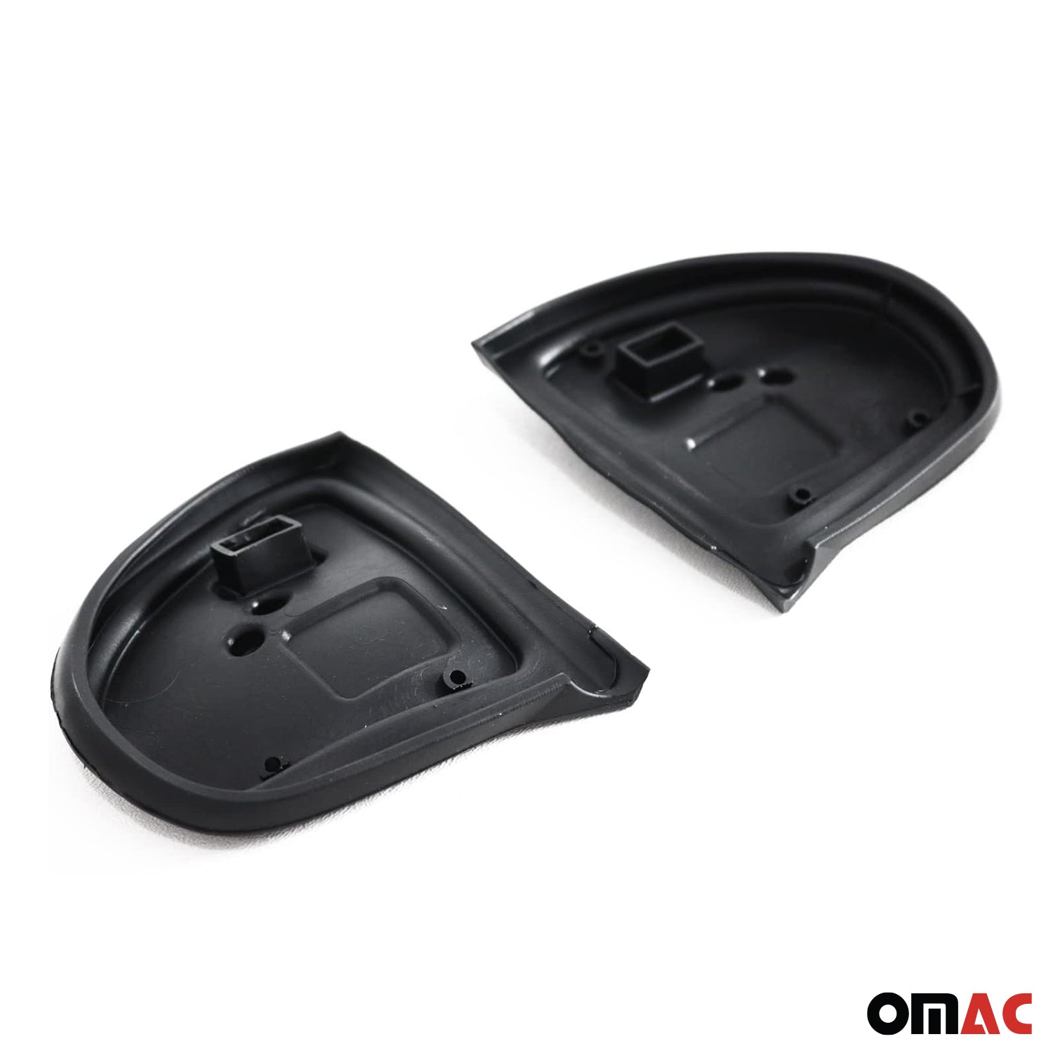 Außenspiegel Gummi für Mercedes C Klasse W203 2000-2007 Kunststoff Schwarz 2tlg