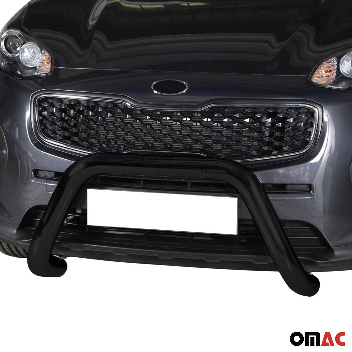 Frontbügel Frontschutzbügel für Kia Sportage 2016-2018 ø76mm Stahl Schwarz