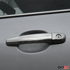 Türgriff Blende Türgriffkappen für Peugeot 307 2001-2008 4-Tür Edelstahl 8x