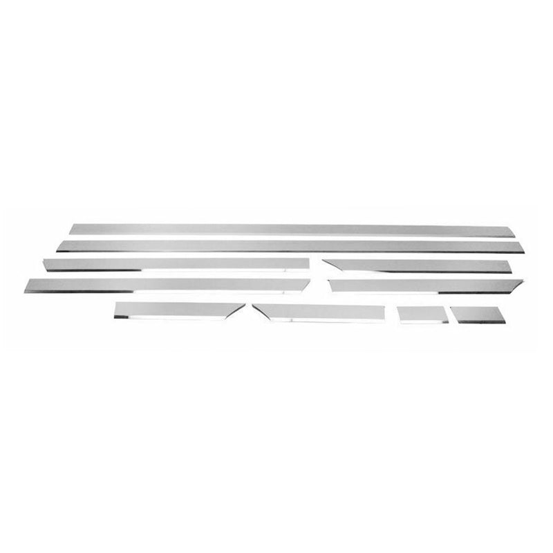 Seitentürleiste Türschutz für Mercedes Sprinter W906 2006-2018 L4 Langer Chrom