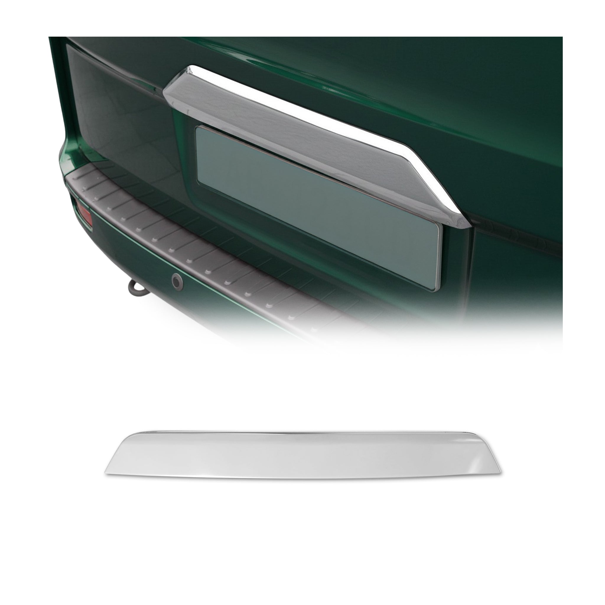 Kofferraumöffner Griff für Ford Tourneo Courier 2014-2024 Edelstahl Chrom