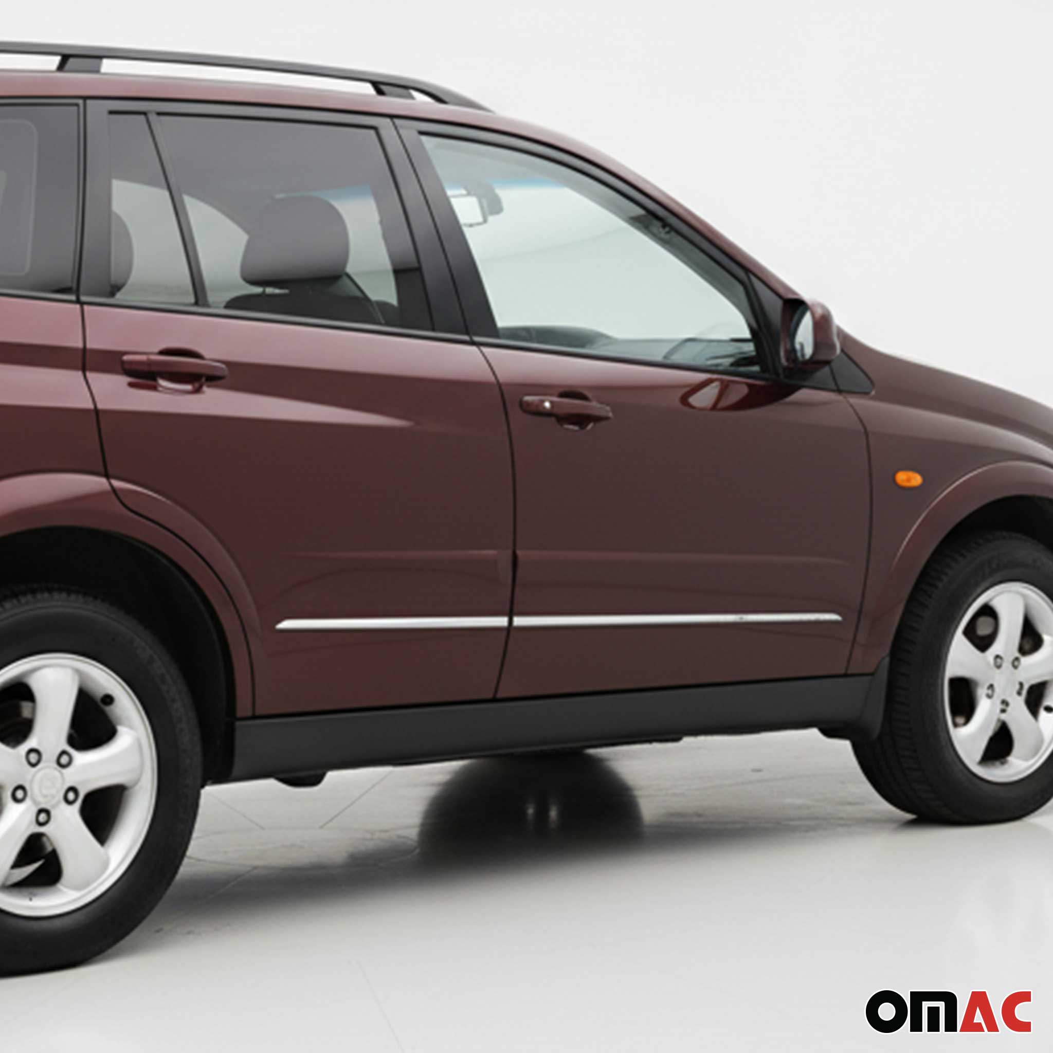 Seitentürleiste Türschutzleiste für Ssangyong Kyron 2007-2014 Chrom Edelstahl 4x
