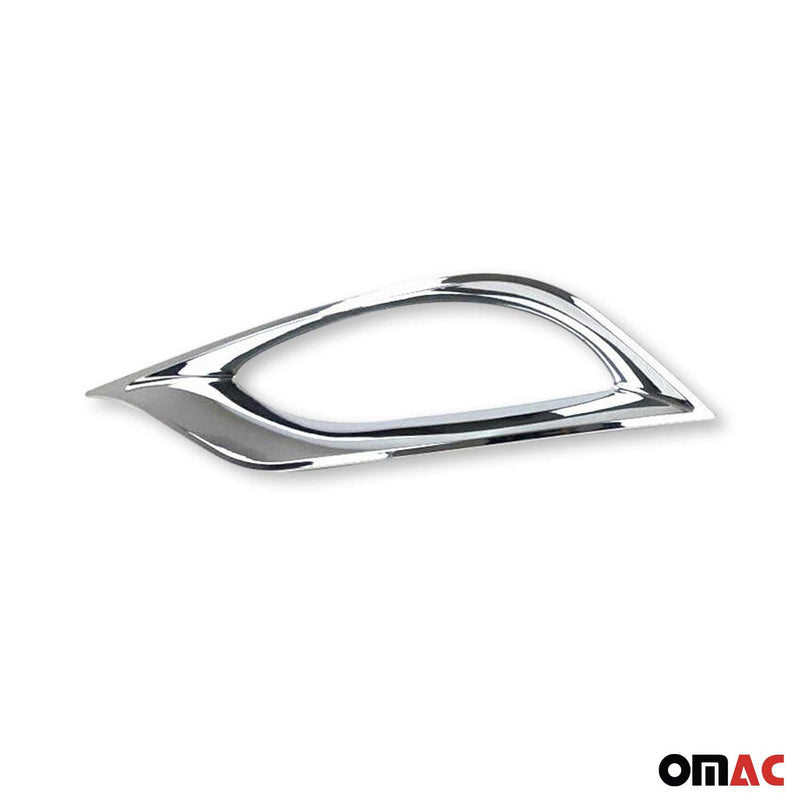 Nebelscheinwerfer Rahmen für Hyundai Sonata 6 2011-2014 Chrom ABS Silber 2tlg