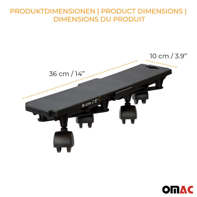 Möbel-Transportroller 170 kg Möbelroller Plattform Lenkrollen Trittbrett 2 tlg