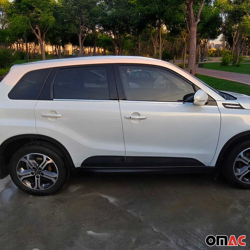 Fensterleisten Zierleisten für Suzuki Vitara 2015-2025 Edelstahl Chrom 4tlg