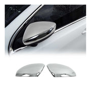 Spiegelkappen Spiegelabdeckung für Peugeot 308 2014-2021 Edelstahl Chrom 2tlg