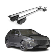 Dachträger Gepäckträger für Peugeot 308 III P5 SW 2021-2023 ABE Alu Grau 2x