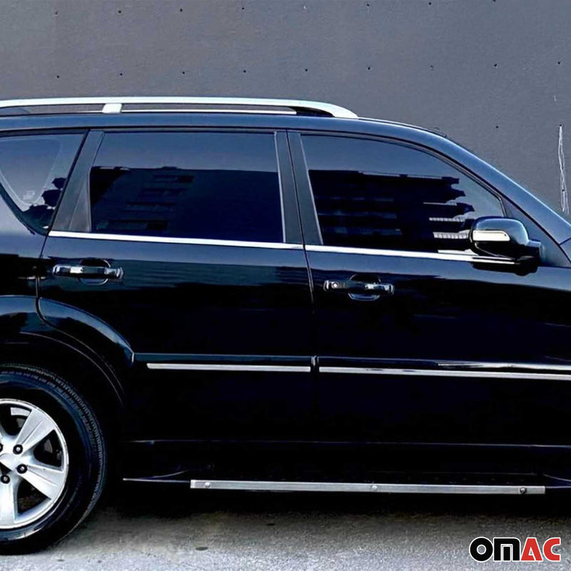 Window strips decorative strips for Ssangyong Rexton 2006-2012 stainless steel chrome 4 pieces