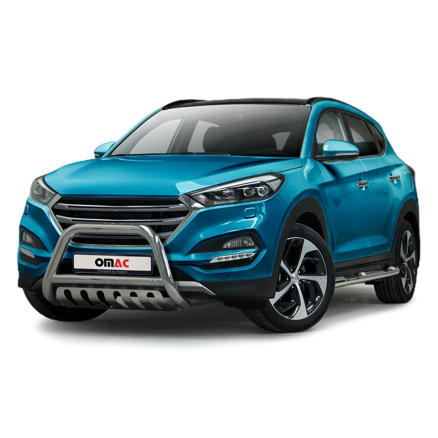 Frontbügel Frontschutzbügel für Hyundai Tucson 2015-2020 ABE Edelstahl Silber