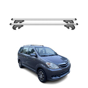 Menabo Dachträger Grundtäger für Toyota Avanza 2011-2015 90kg Alu Silber 2 tlg