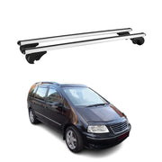 Dachträger Grundtäger für VW Sharan 7M 1995-2010 75kg Aluminium Silber 2 tlg