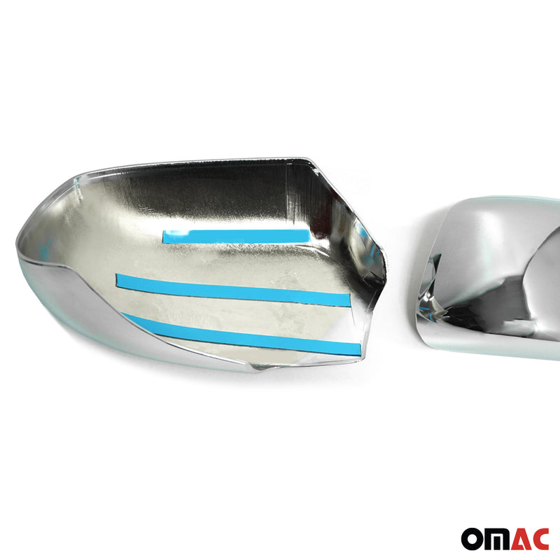 Spiegelkappen für Ford Focus C-MAX Focus mk2 Mondeo mk3 Chrom ABS Silber