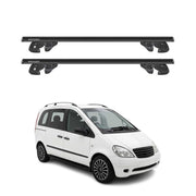 Dachträger Grundtäger für Mercedes Vaneo W414 2001-2005 Alu 90kg TÜV Schwarz 2x