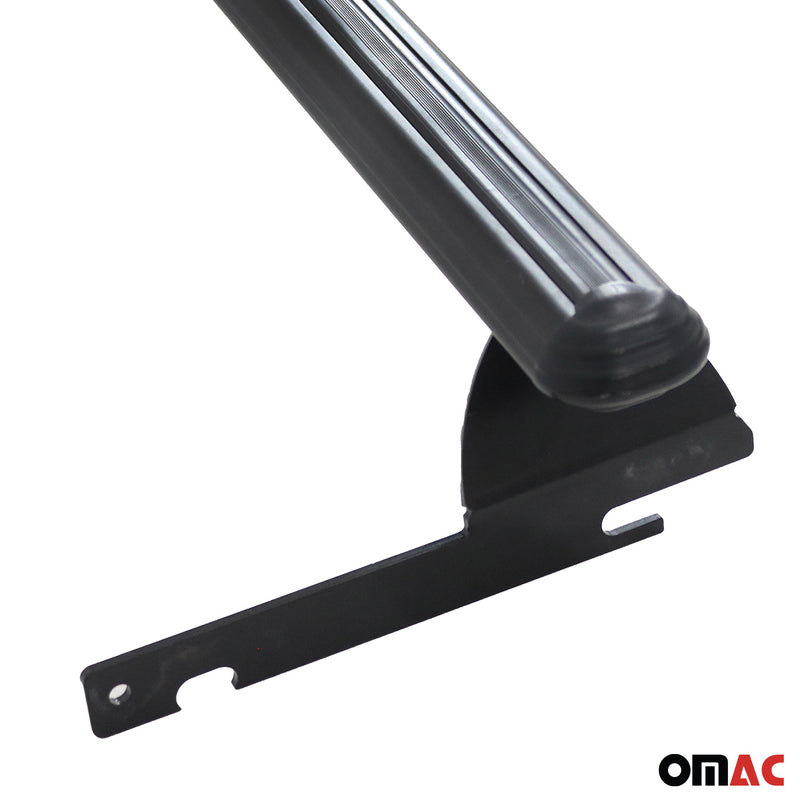 Dachträger Grundtäger für Ford Ecosport 2014-2023 75kg Aluminium Schwarz 2 tlg