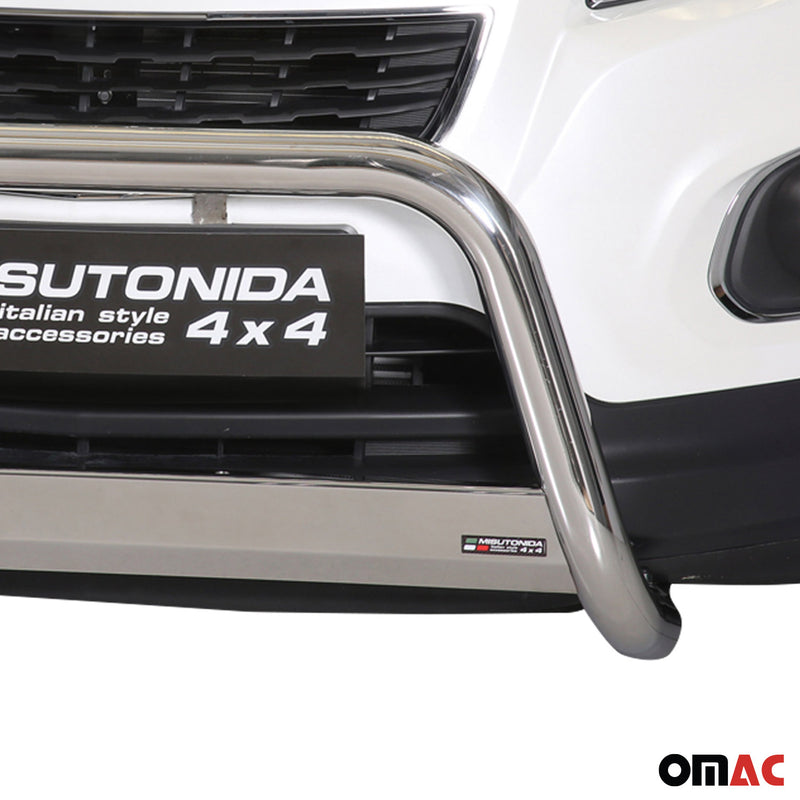 Frontbügel Frontschutzbügel für Chevrolet Trax 2013-2016 ø63mm Stahl Silber