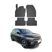 OMAC Gummi Fußmatten für VW T-Cross 2019-2026 Automatten Gummi Schwarz 4tlg