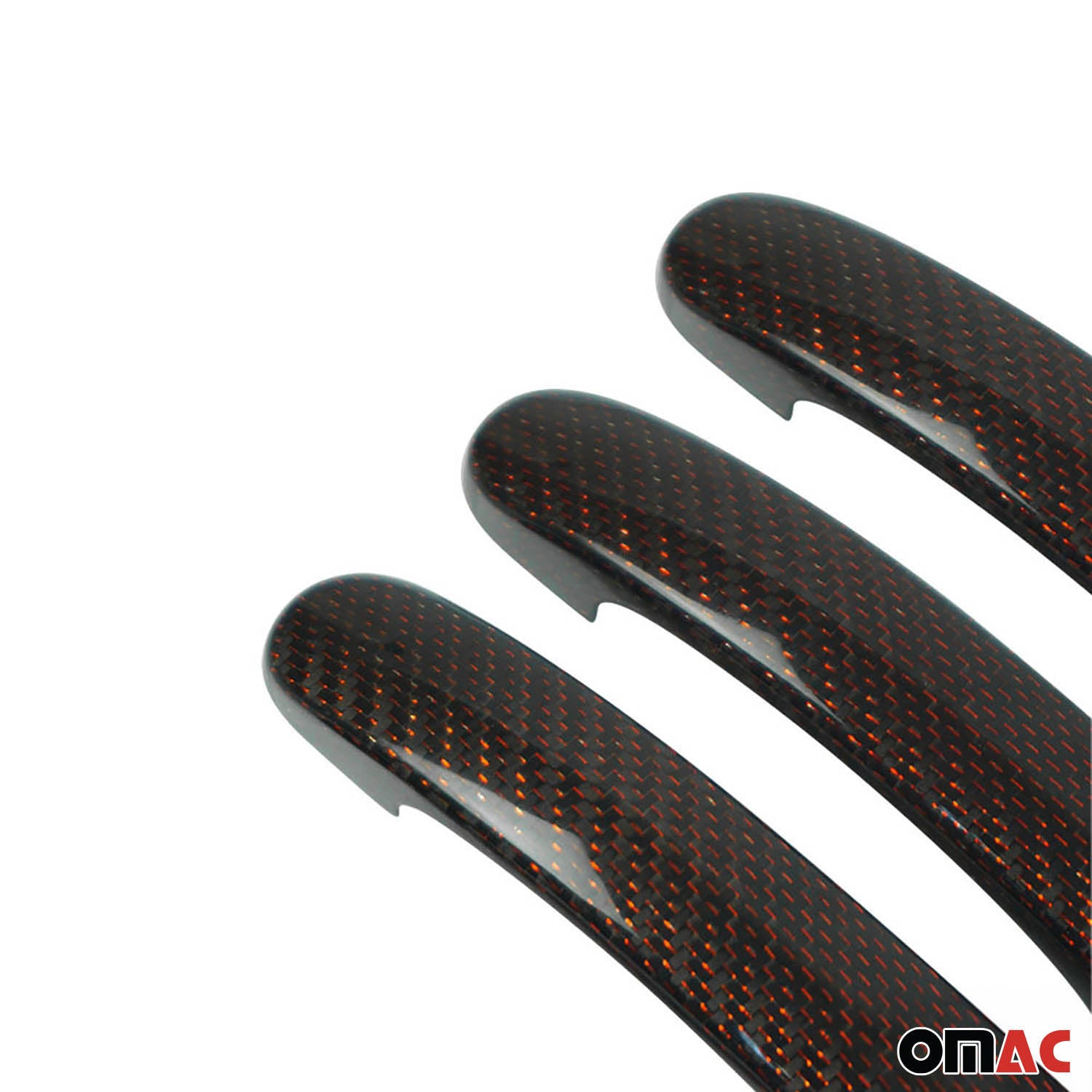 Türgriff Blende Carbon für VW Transporter T5 2003-2015 Kohlefaser Rot 6tlg