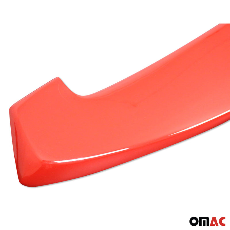 Rear spoiler roof spoiler for Fiat Punto Evo Grande Punto 2005-2012 painted red