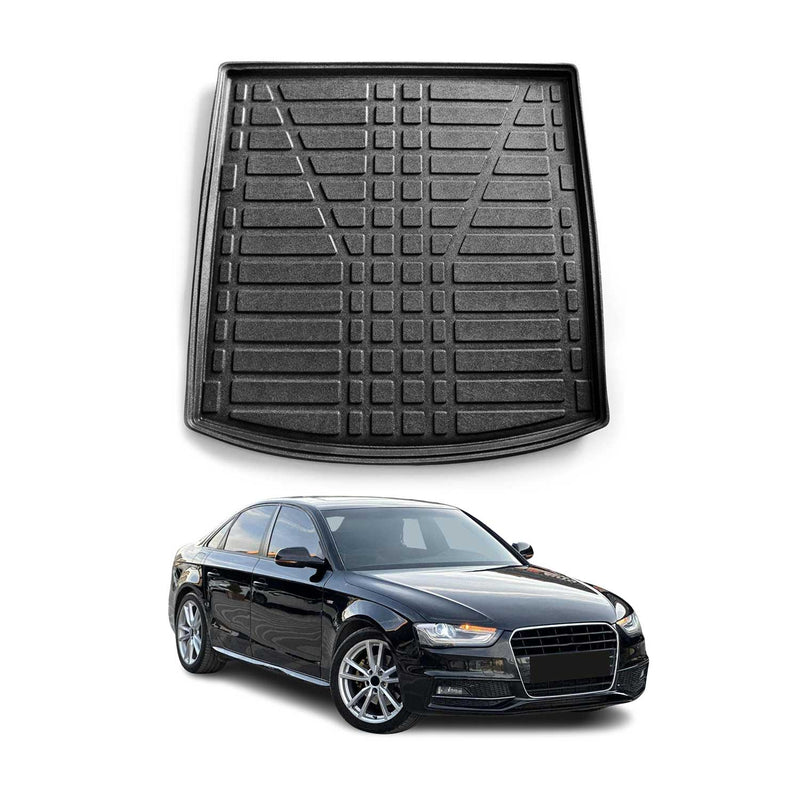 Kofferraumwanne Laderaumwanne für Audi A4 Limousine 8K2 B8 2008-2015 Gummi TPE