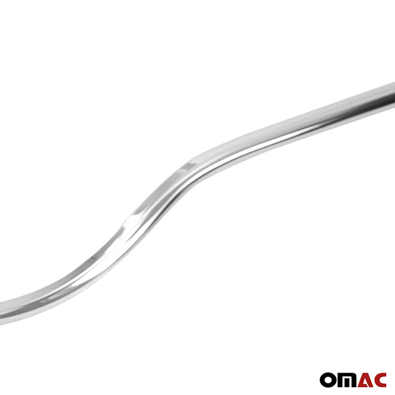 Kühlergrill Leisten Grillleisten für Hyundai i30 2012-2017 Edelstahl Silber 1tlg