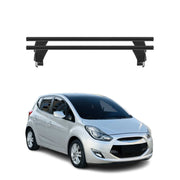 Menabo Dachträger Grundtäger für Hyundai ix20 2010-2015 50kg Alu Schwarz 2 tlg
