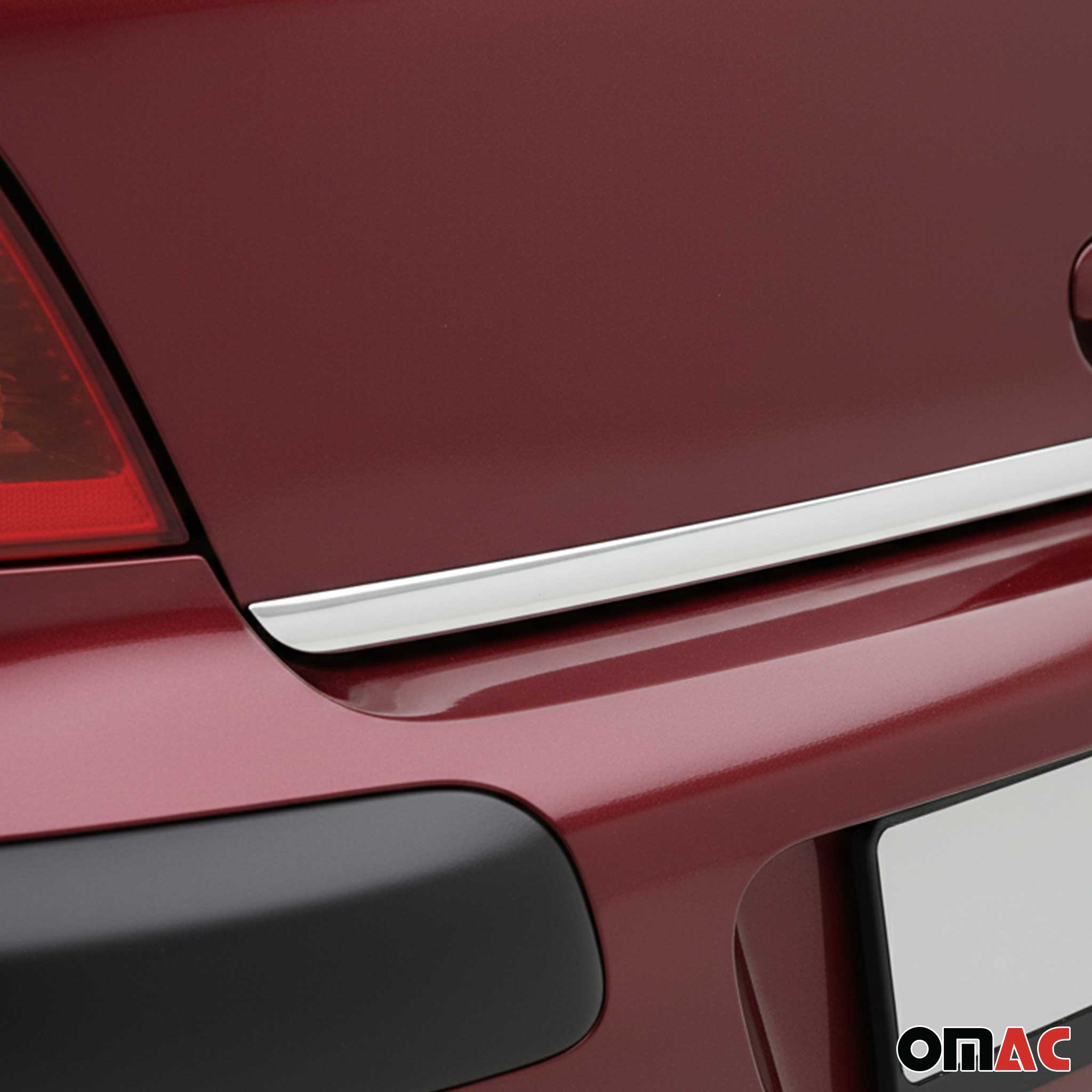 Kofferraumleiste Heckleiste für Peugeot 307 2001-2009 Untere Chrom Edelstahl