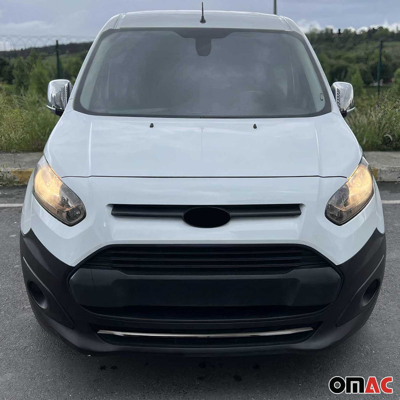 Kühlergrill Leisten Grillleisten für Ford Connect 2014-2019 Edelstahl Silber