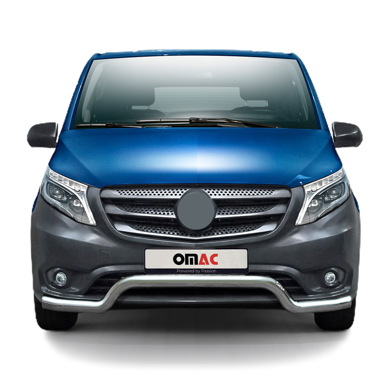 Frontbügel Frontschutzbügel für Mercedes Vito W447 2014-2026 Silber ABE Stahl