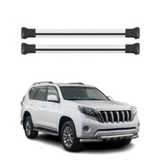 Dachträger Grundtäger für Toyota Land Crusier Prado 2018-2023 75kg Alu Silber 2x