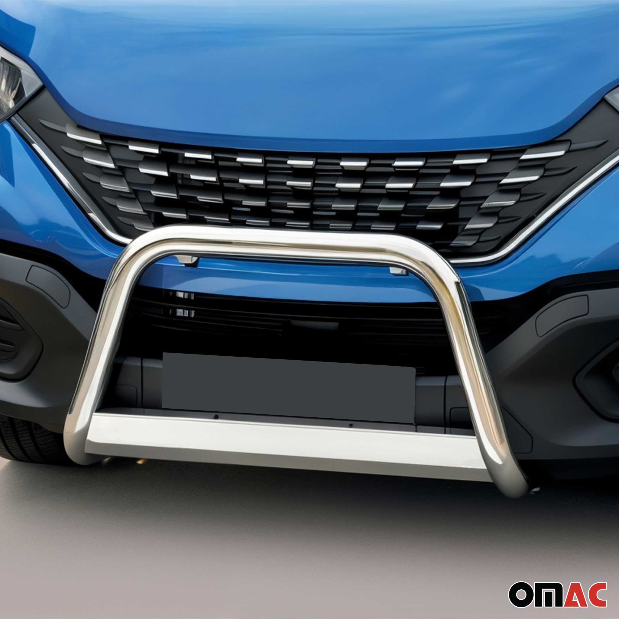 Edelstahl Frontbügel Frontschutzbügel für Iveco Daily 2019-2021 Grau Ø 63 mm