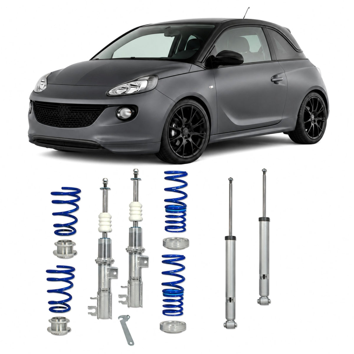 JOM BlueLine Gewindefahrwerk für Opel Adam 1.0 1.2 1.4 ab 2012-