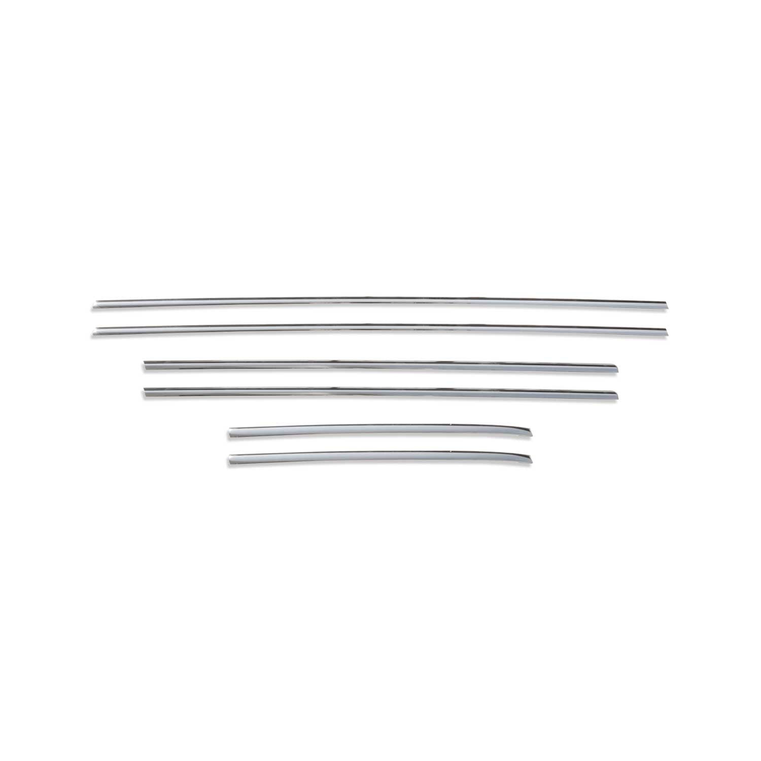 Fensterleisten Zierleisten für Fiat 500L 2012-2024 Edelstahl Chrom 6tlg