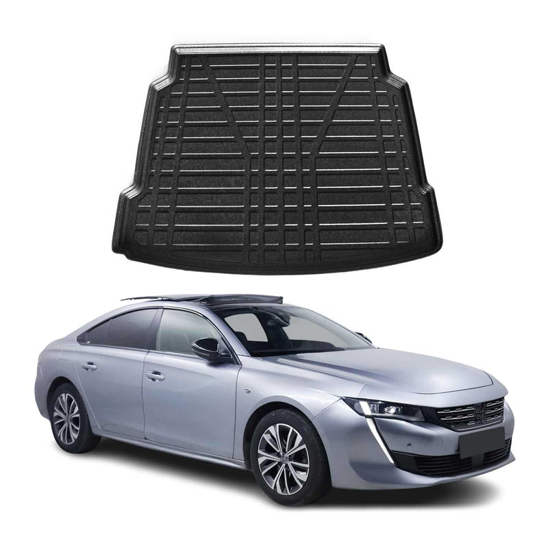 Kofferraumwanne Laderaumwanne für Peugeot 508 Stufenheck 2018-2025 Gummi TPE