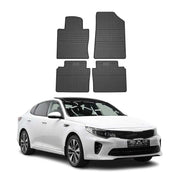 OMAC Gummi Fußmatten für Kia Optima 2015-2020 Automatten Gummi Schwarz 4tlg