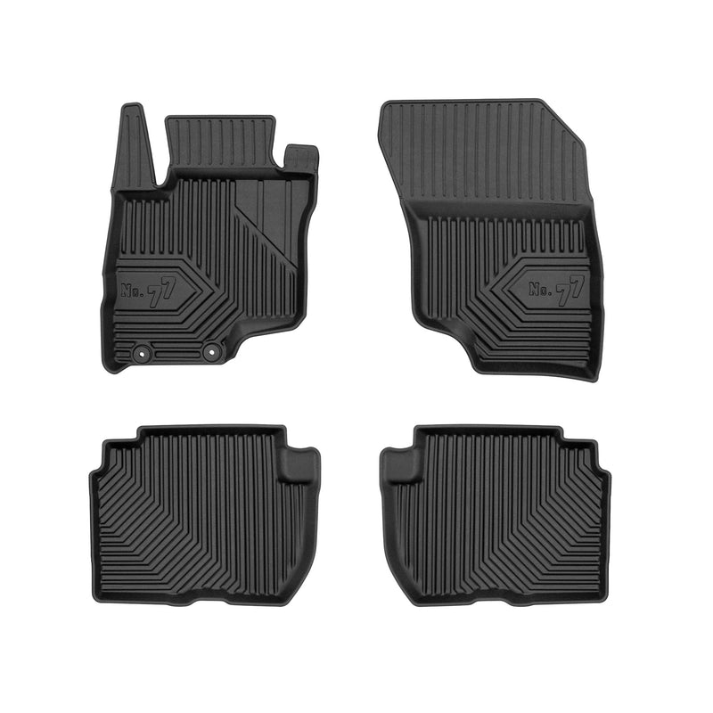 Fußmatten Gummimatten für Mitsubishi Eclipse Cross 2018-2025 PHEV Schwarz 4 tlg