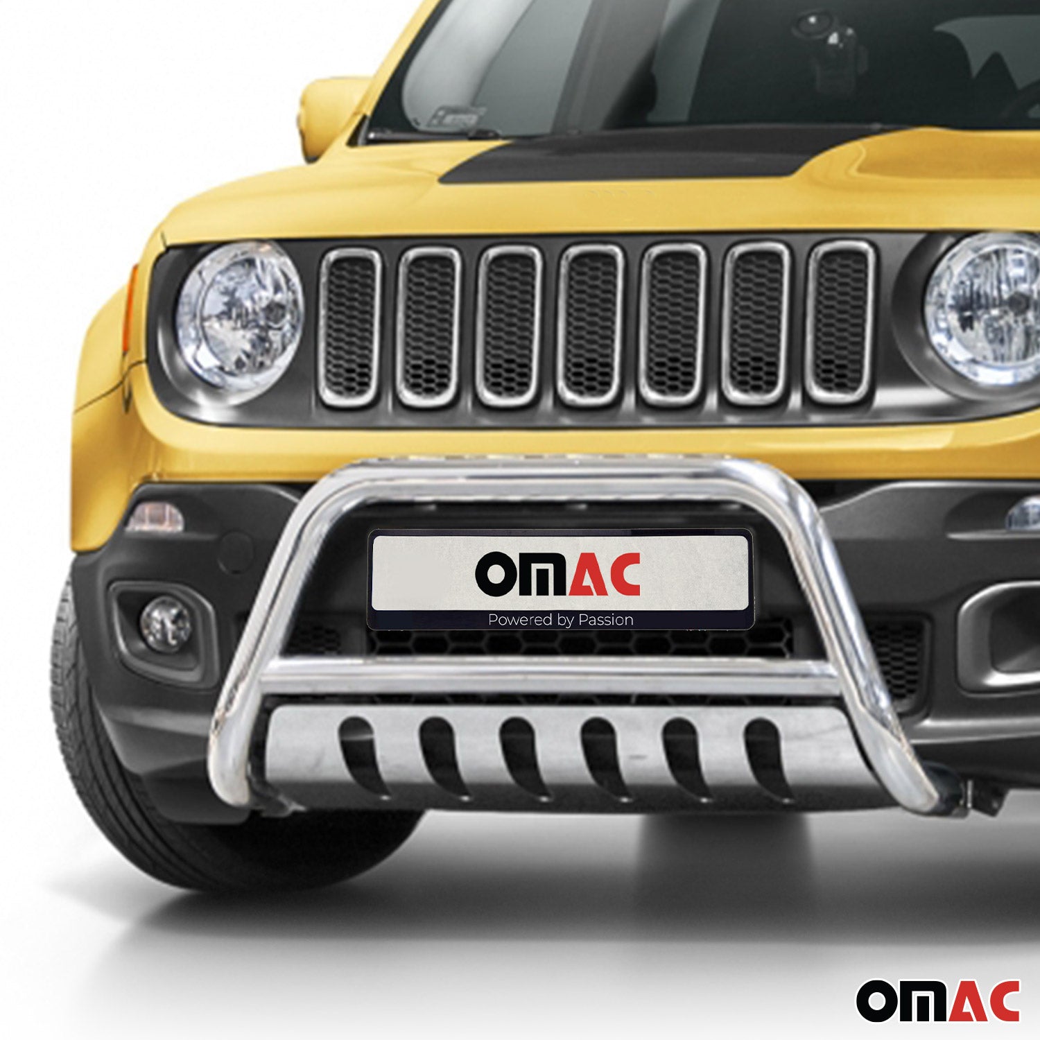 Frontbügel Frontschutzbügel für Jeep Renegade 2014-2024 mit ABE Edelstahl Silber