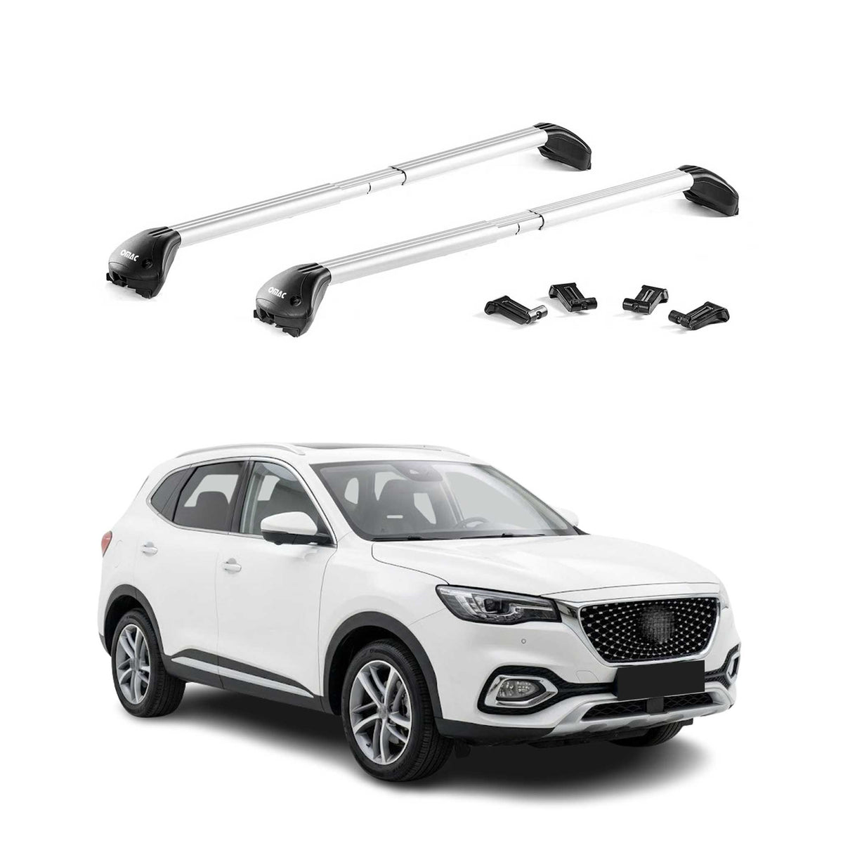 Dachträger Grundtäger für MG EHS I 2021-2024 100kg Aluminium Silber ABE